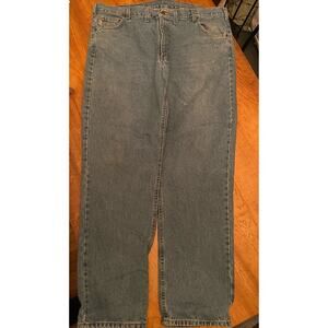 Mens Carhartt Jeans 44/32 Work Heavy Duty